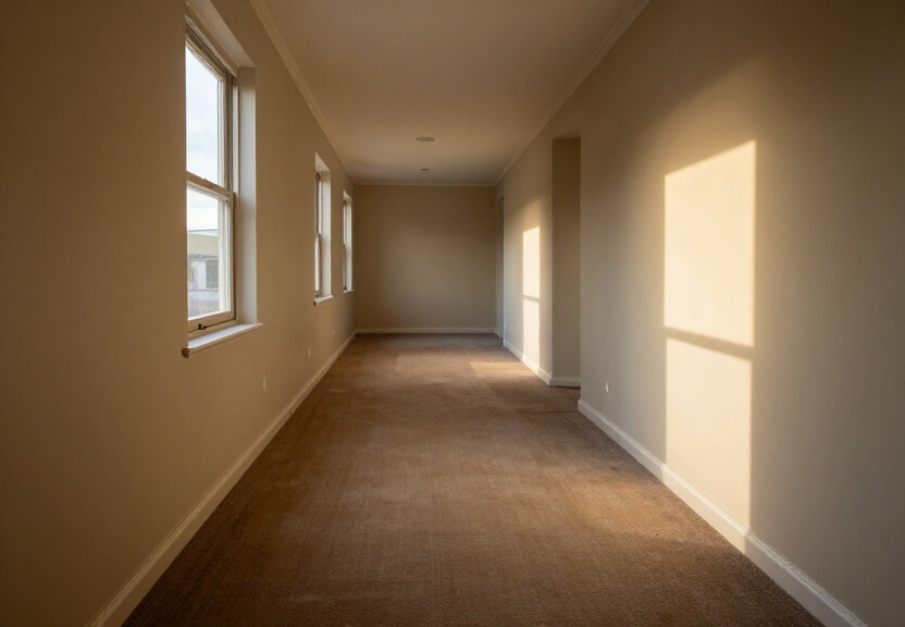 Same gyprock wall after professional structural drying