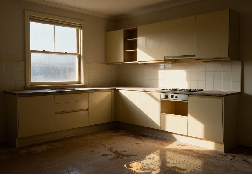 Clean and sanitised commercial kitchen in Cheltenham after sewage cleanup